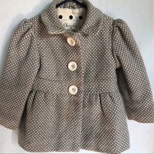 Cherokee Girl’s (18mo) Button-Up Dress Coat